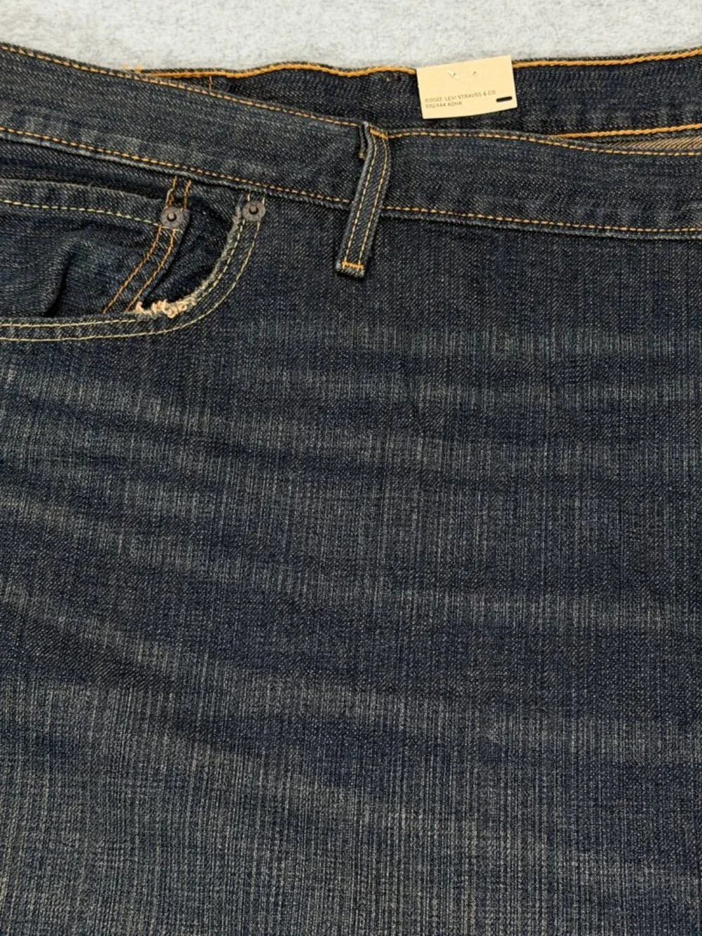 Levi's 559 Relaxed Straight Jeans Mens 56x30 Big & Tall Dark Wash Blue Denim NWT